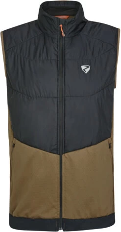 Ziener Nauri Actief Vest Heren, Bruin/zwart