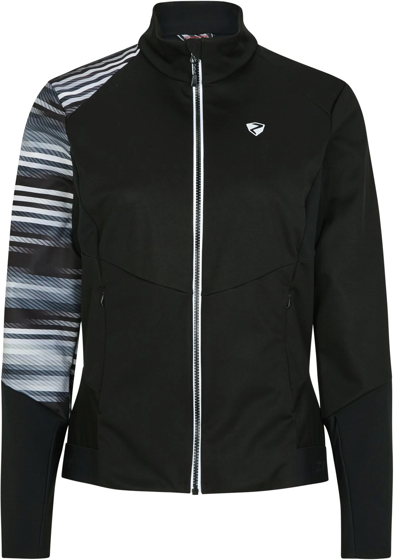 Ziener Nuretta Actieve Jas Dames, Zwart/wit 3 Ziener Nuretta Actieve Jas Dames, Zwart/wit